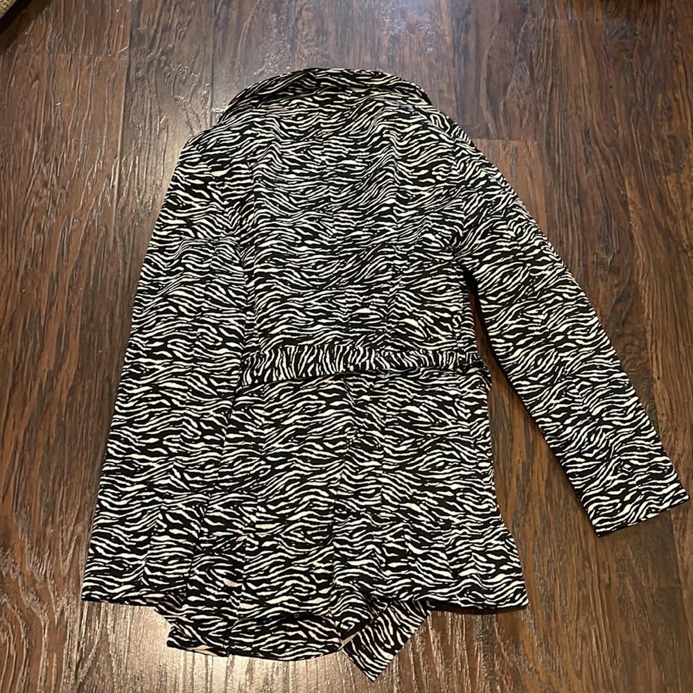 Sandro- Leopard Spring Coat - Picture 4 of 5